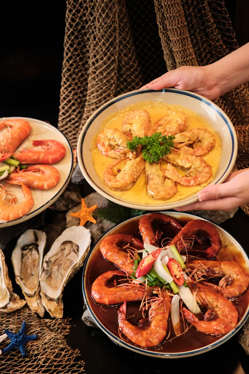 Mẹt hải sản đã thèm
